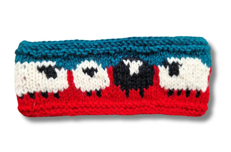 From The Source Hand Knitted Sheep Wool Headband - Various Colours