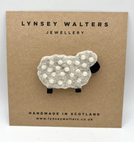 Lynsey Walters Cosy Sheep Brooches