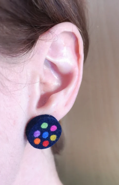 Lynsey Walters - Galaxy Studs in Navy