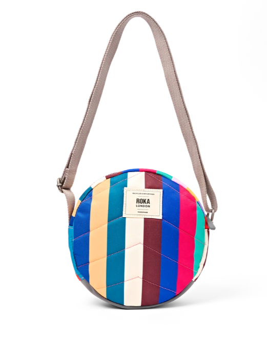 Roka London - Paddington Crossbody Bag - Wide Multi Stripe