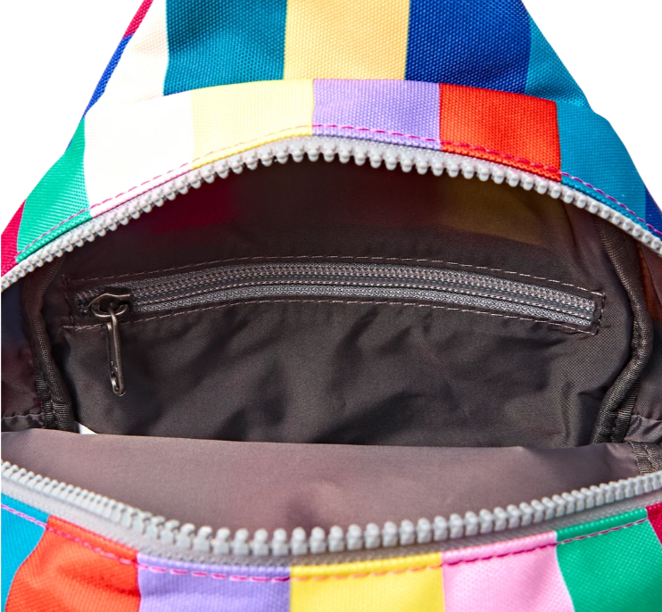 Roka London - Willesden Sling Bag - Multi Wide Stripe