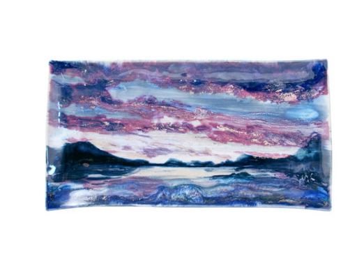 Highland Stoneware Sunset 42cm Rectangle Dish