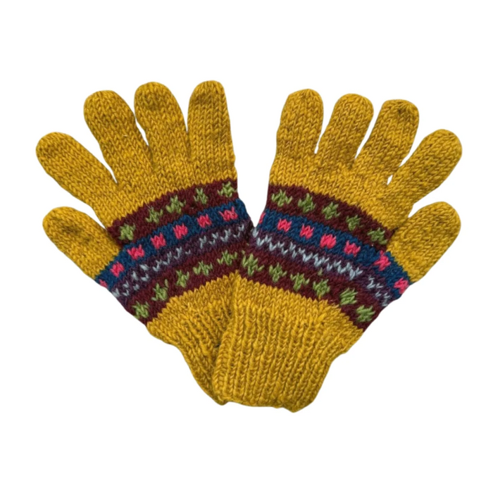 From The Source Hand Knitted Nordic Gloves