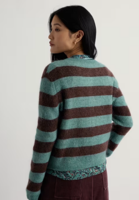 NEW Seasalt Burnished Light Cardigan - Hare Bell Seedbed Dune Grass