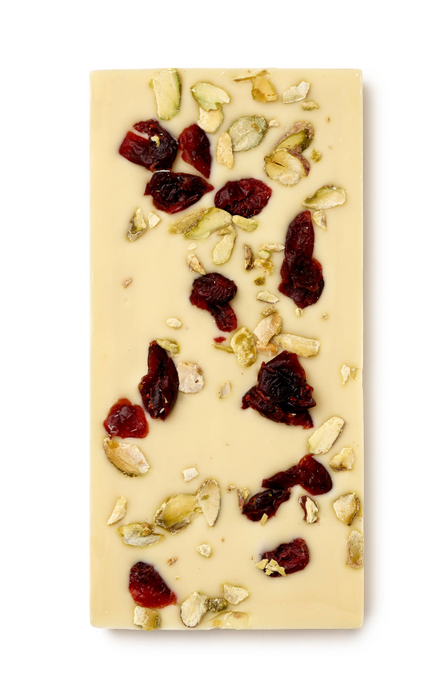 The Chocolate Society - Pistachio & Cranberry Chocolate Bar