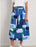NEW Seasalt Allantide Skirt - Francis Collage Blue Jay