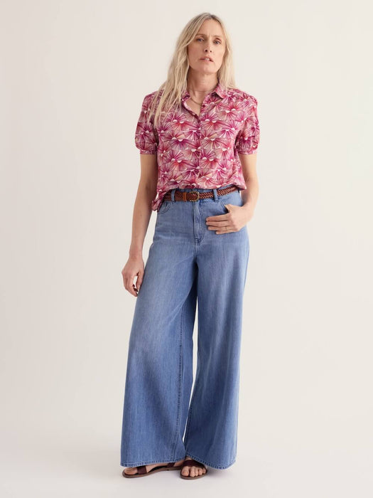 Seasalt Embrace Shirt - Sunset Fans Magenta