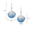 NEW Sheila Fleet Scallop Drop Earrings - Scallop Blue (EE295)