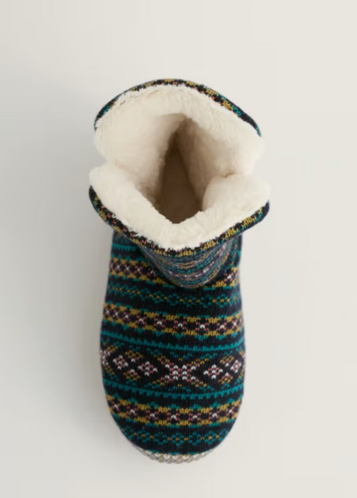 NEW Seasalt Snooze Slipper Booties - Shingles Bay Studio Green