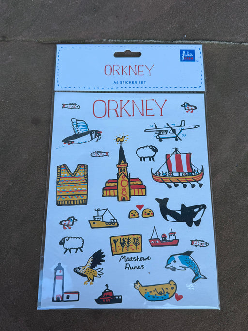 Julia Gash Orkney Map Sticker Set