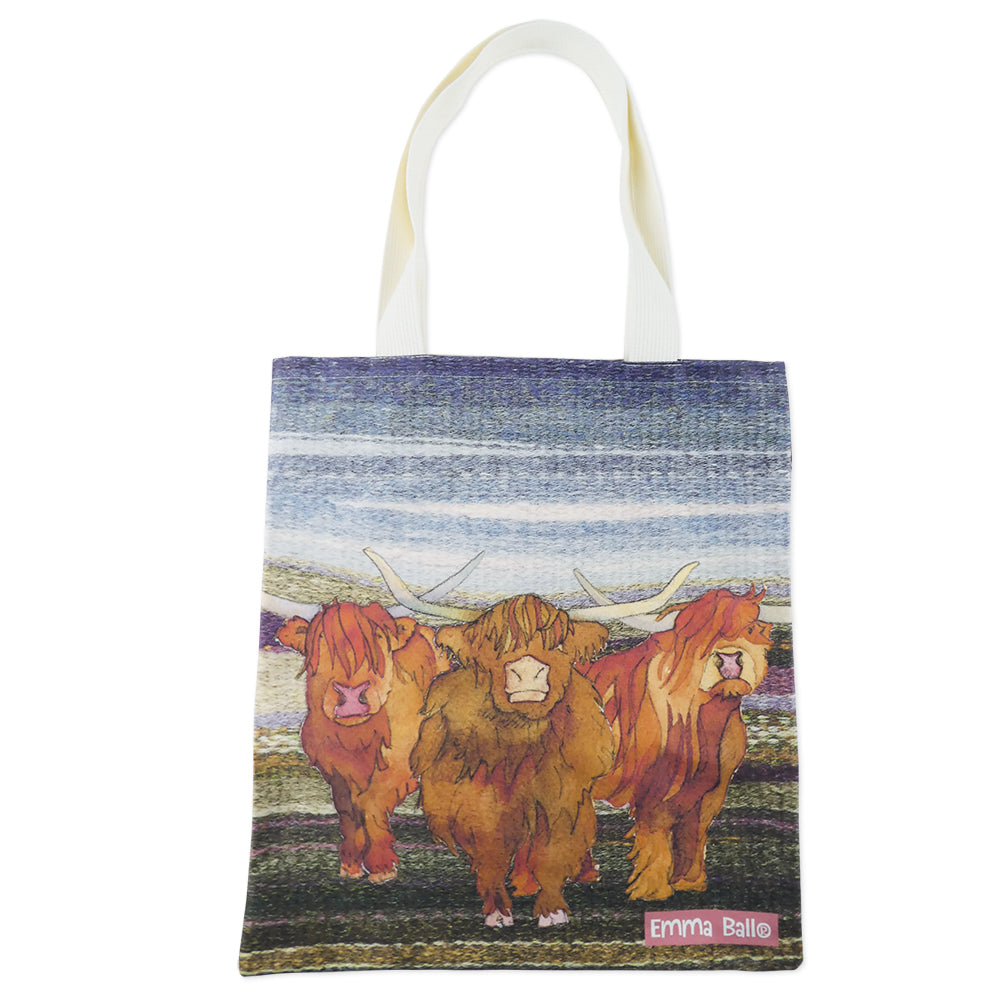 Emma Ball Highland Coo's Tote Bag