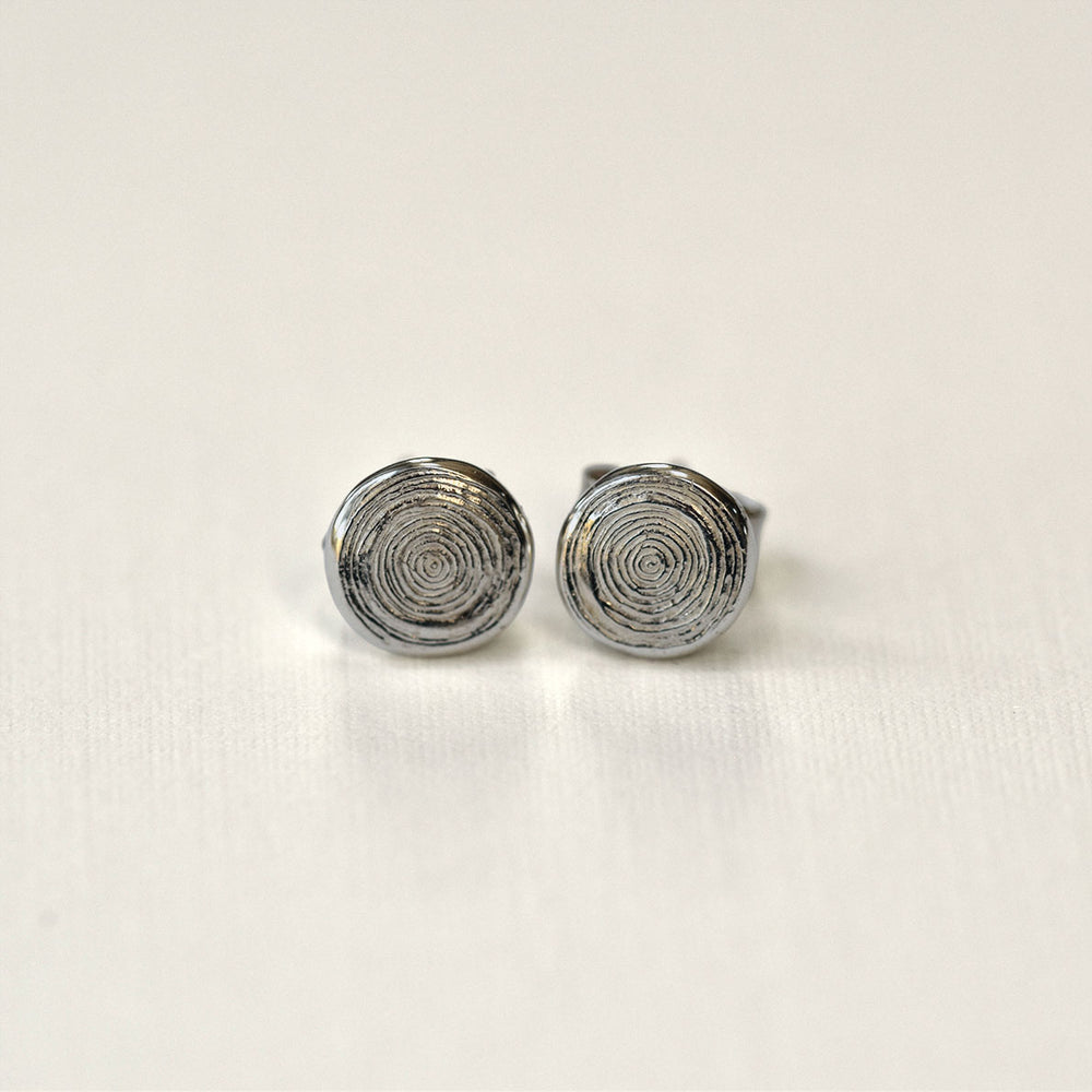 Olivia Yorston Jewellery - 'Tree Rings' Stud Earrings