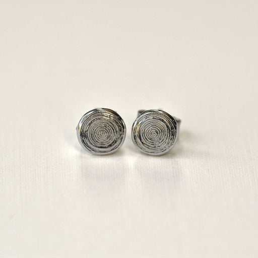 Olivia Yorston Jewellery - 'Tree Rings' Stud Earrings