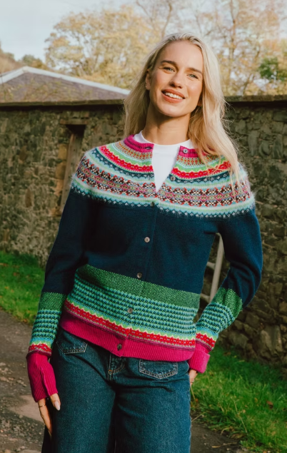 NEW Eribe Alpine Long Cardigan - Tango