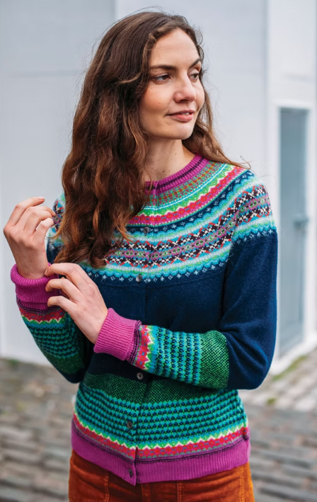 NEW Eribe Alpine Long Cardigan - Tango