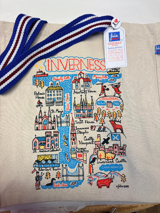 Julia Gash - Inverness Cityscape Natural Tote Bag