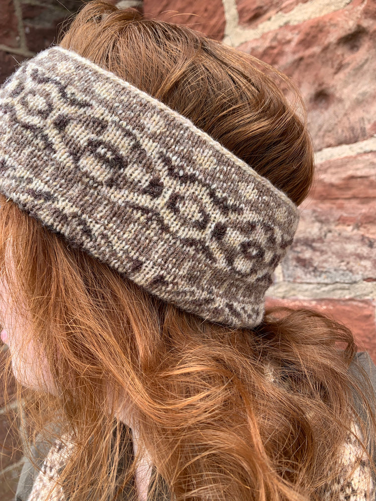 Traditional Fair Isle Headband in Shorelines