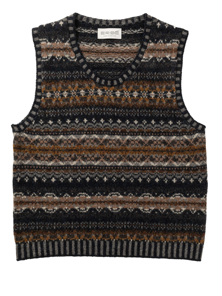 Eribe Westray Fair Isle Vest - Caithness — Judith Glue