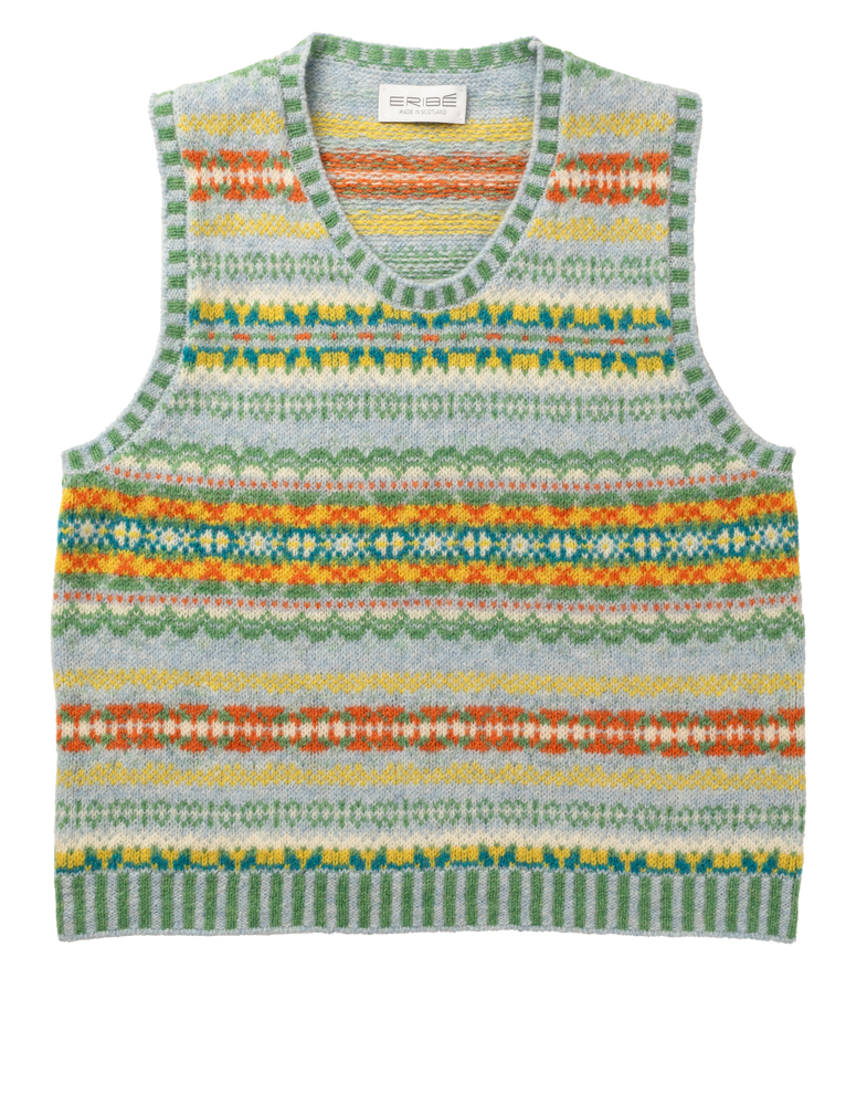 NEW Eribe Westray Fair Isle Vest - Torridon