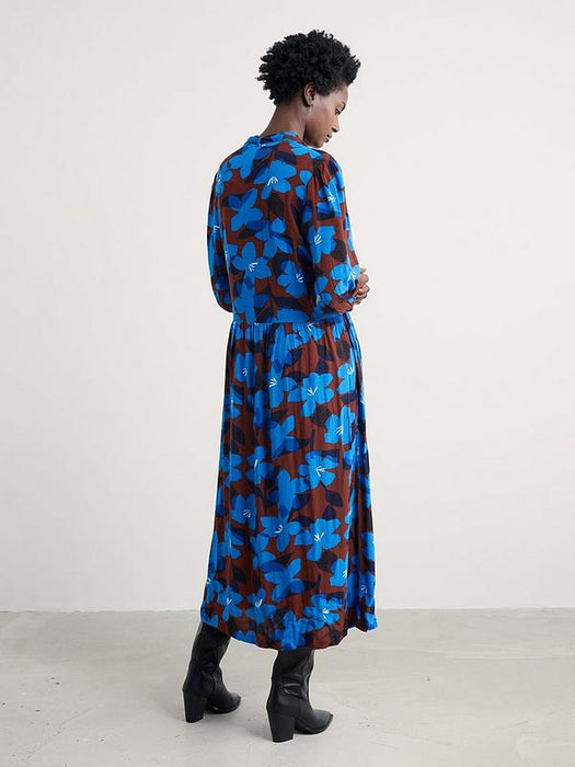 NEW 25% OFF Seasalt Harbour Cove Dress - Macro Flower Cocoa