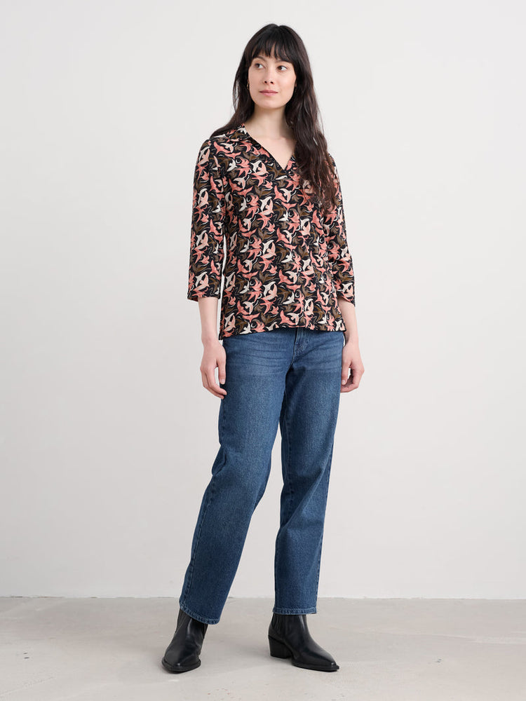 Seasalt Wavecrest Shirt - Swooping Birds Mix