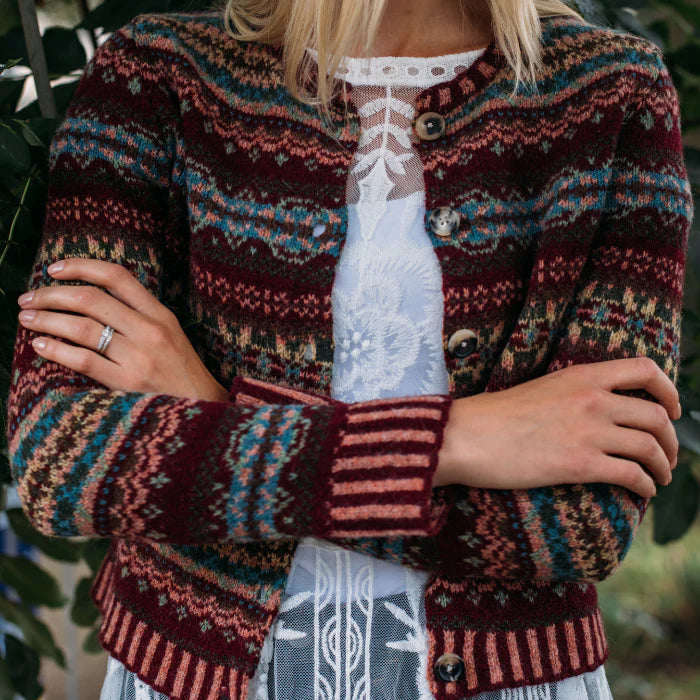 NEW Eribé Westray Fair Isle Cardigan - Killearn