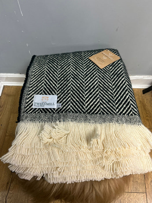 Tweedmill Textiles - Recycled Wool Chevron Tibet