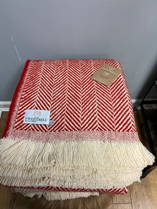 Tweedmill Textiles - Recycled Wool Chevron Tibet