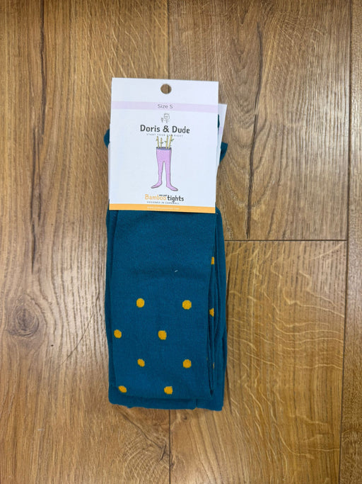 Doris & Dude Teal Spot Tights