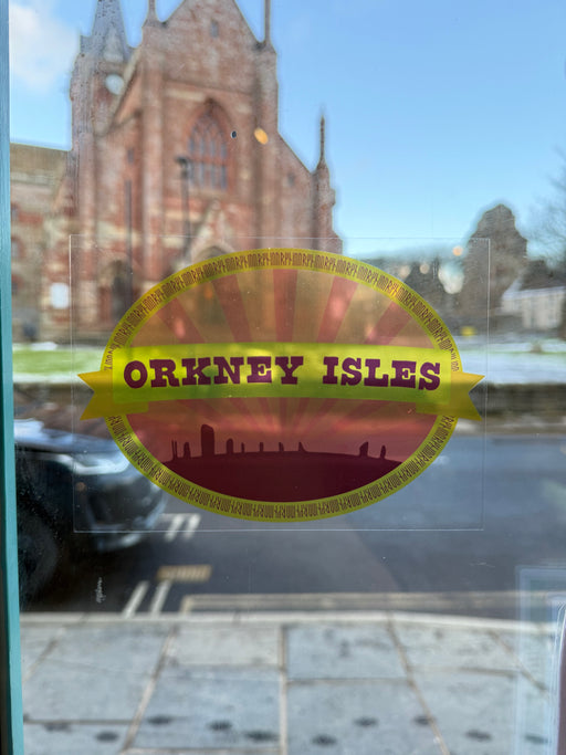Orkney Isles Window Cling