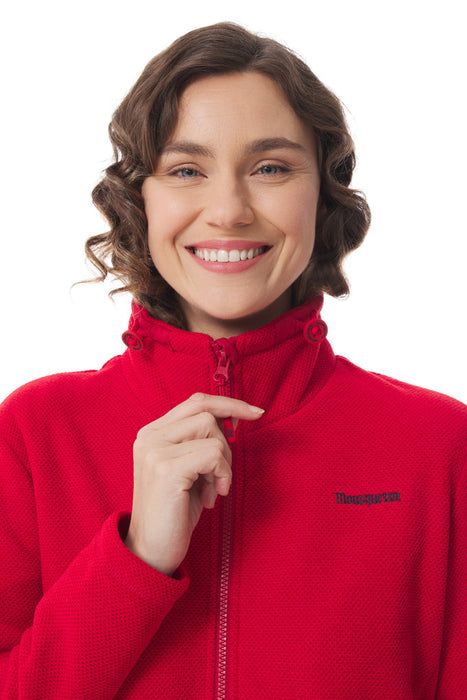NEW 25% OFF Mousqueton Ana Polar Fleece in Carmin