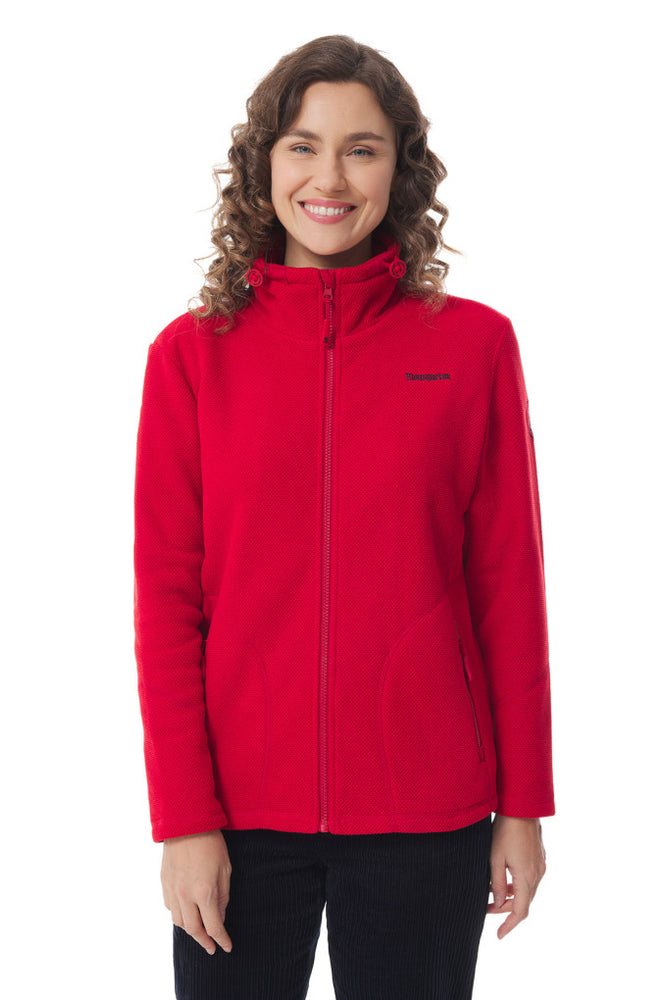 NEW 25% OFF Mousqueton Ana Polar Fleece in Carmin