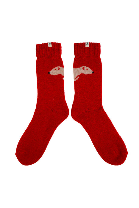 NEW Mousqueton Socks in Hermine Chili