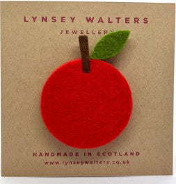 Lynsey Walters Apple Brooch