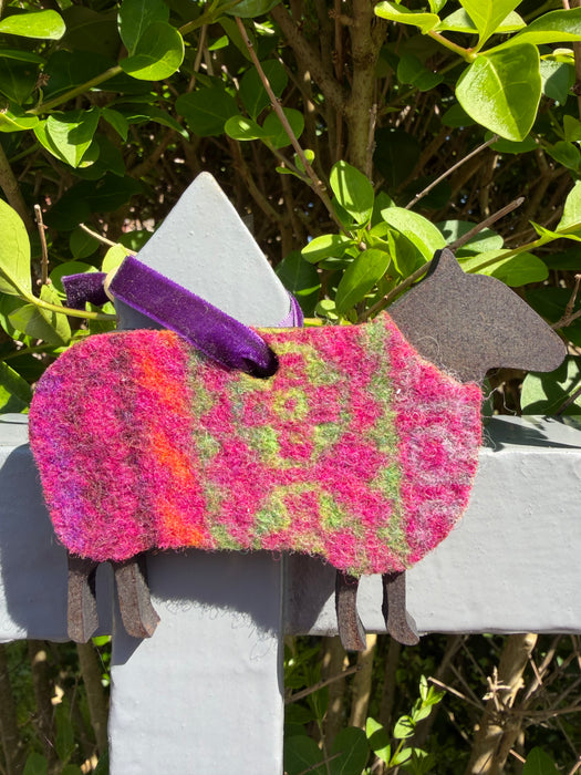 Southbeach Designs x Judith Glue Rackwick Fair Isle Hanging Sheep - Various Colours