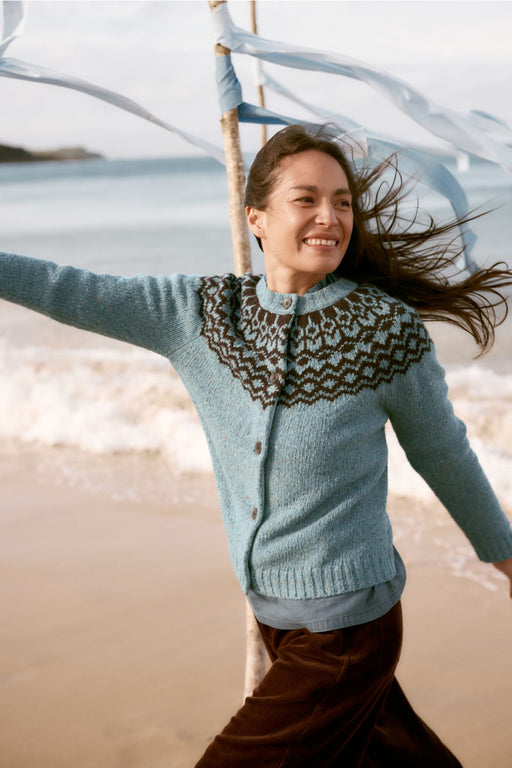 NEW Seasalt Port Kinnis Merino Cardigan - Wag Tail Lichen Seedbed