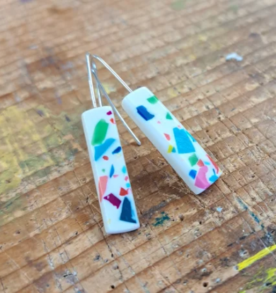 Carla Edwards - Mini Bar Drop Earrings