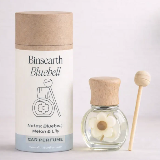 Moonshine Candle Co - Car Perfume in 'Binscarth Bluebell'