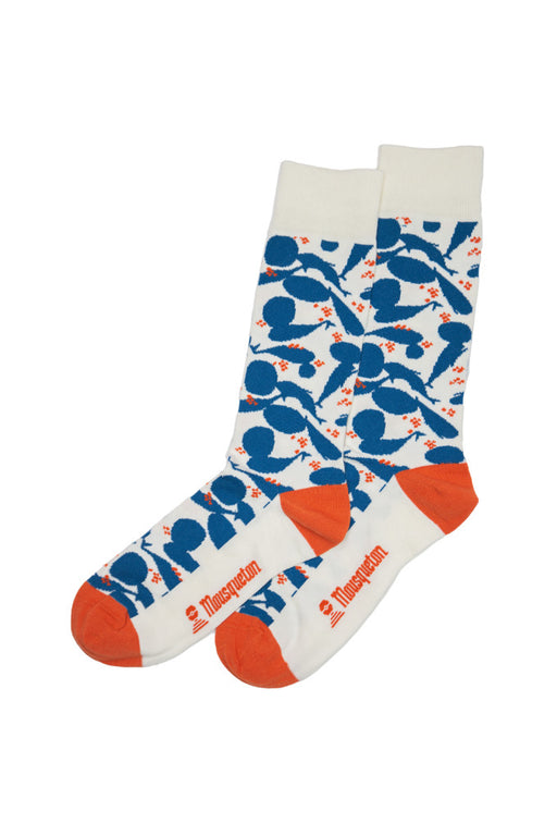 Mousqueton Socks Berloer Mobidick Ecru