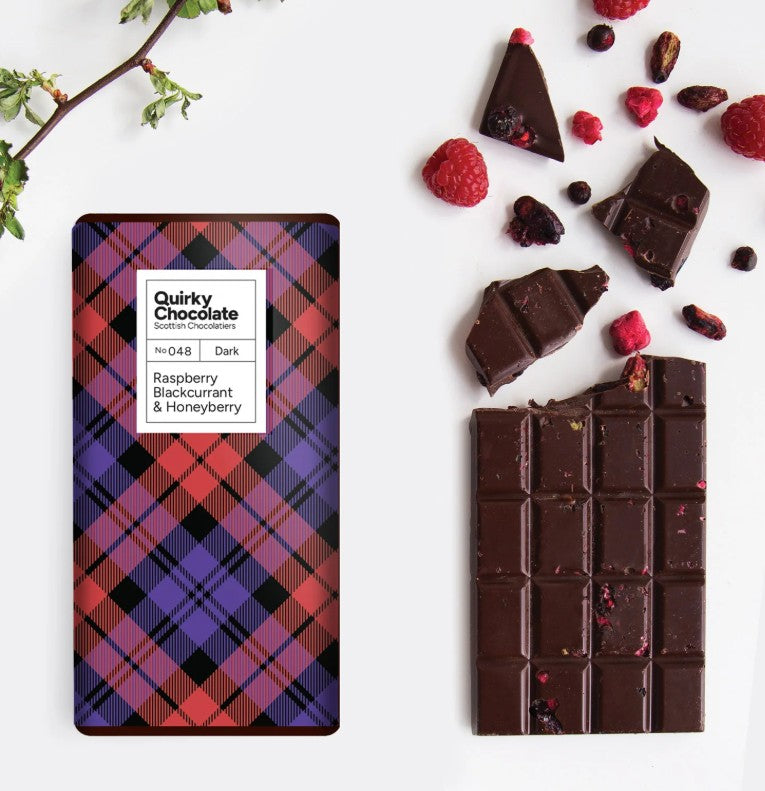 Quirky Chocolate - Raspberry, Blackcurrant & Honeyberry