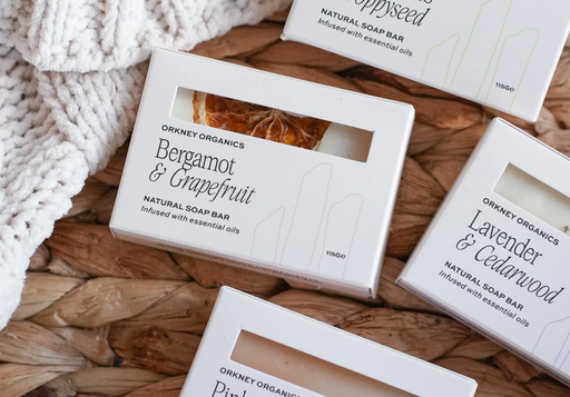 Moonshine Candle Co. - Orkney Organics Soap in 'Bergamot and Grapefruit'