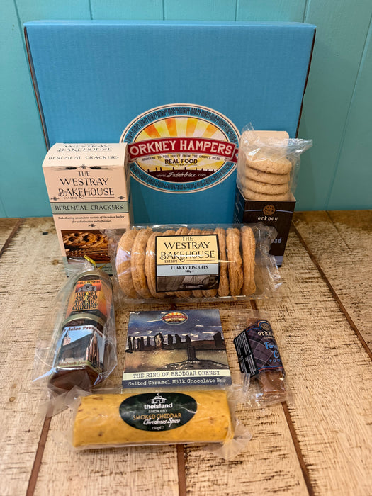 Orkney Biscuit, Cheese and Peedie Preserves Box