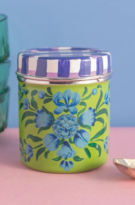 Ian Snow - Blue Flower Meadow Spice Tin