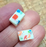 Carla Edwards - Chunky Block Stud Earrings