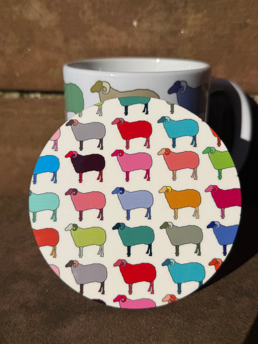 Elsa Tait Designs Sheep Coaster
