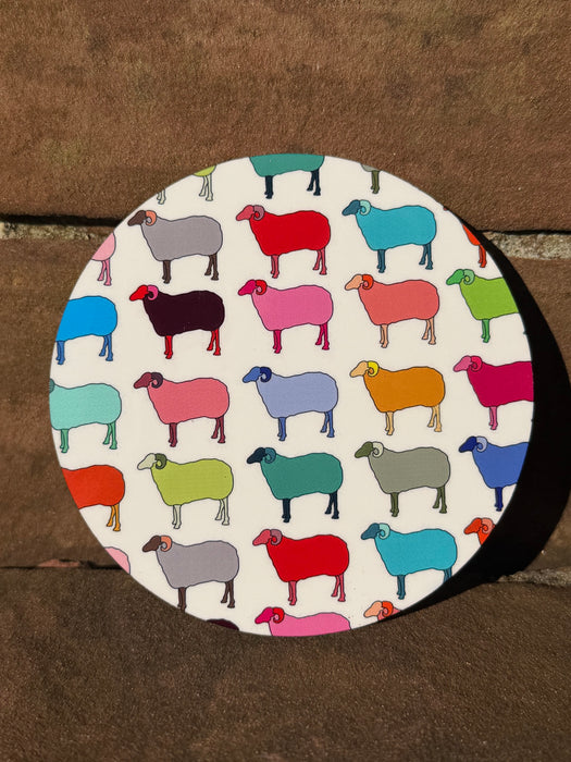 Elsa Tait Designs Sheep Coaster