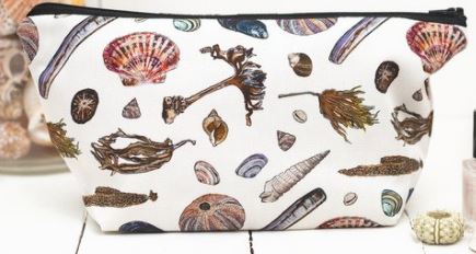 NEW Sarah Leask Sea Treasures Cosmetic Bag