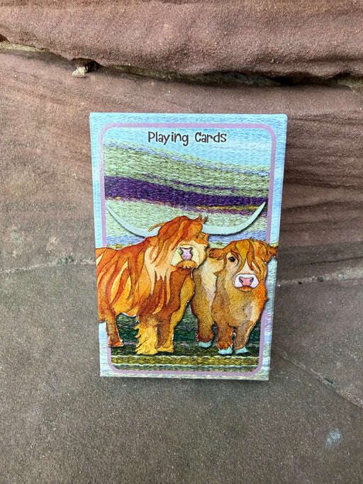 Emma Ball 'Highland Coos' Playing Cards