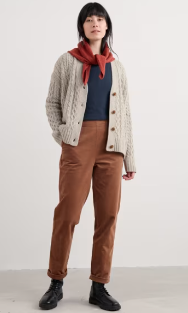 NEW 25% OFF Seasalt Crackington Trousers-Dark Flax