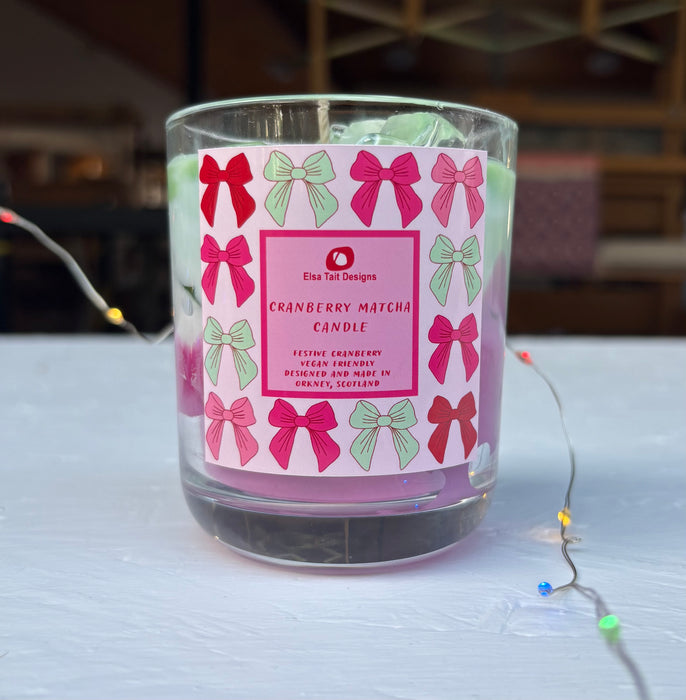 Elsa Tait - Cranberry Matcha Candle